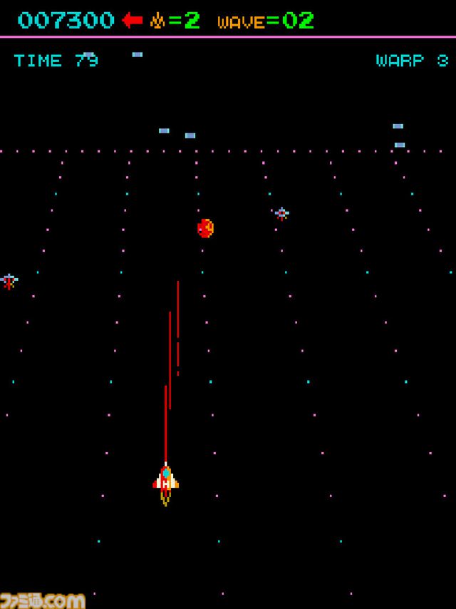 【アケアカ】KONAMI『ジュノファースト』3月13日配信。宇宙空間でのスピード感のあるバトルがアツい縦画面シューティング