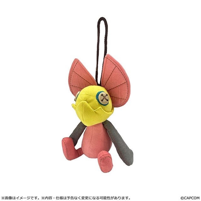 『モンハンワイルズ』ジェマが愛用するイャンクックのぬいぐるみが公式ECサイトにて予約販売中。ジェマみたいに腰に下げられる紐付き