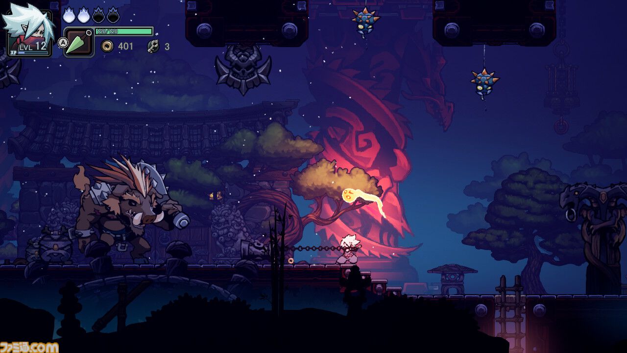 『トワイライトモンク』主人公の武器は石柱、手書きの幻想世界を冒険するアクションRPGが3月27日発売