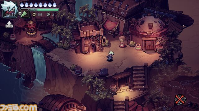 『トワイライトモンク』主人公の武器は石柱、手書きの幻想世界を冒険するアクションRPGが3月27日発売