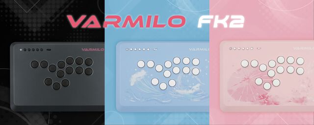 レバーレスコントローラー“VARMILO FK2”が予約開始。ボタンを離した瞬間に入力がオフになるラピッドトリガーを搭載。ブラックの価格は専用ケース付属で16980円とリーズナブル