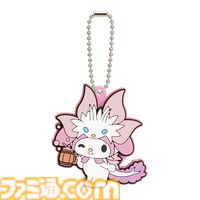 『モンハン』×サンリオキャラクターズのコラボイラストがカプセルラバーマスコットに。アイルーに扮したハローキティ、タマミツネ姿のマイメロディなど全10種