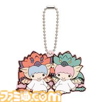 『モンハン』×サンリオキャラクターズのコラボイラストがカプセルラバーマスコットに。アイルーに扮したハローキティ、タマミツネ姿のマイメロディなど全10種