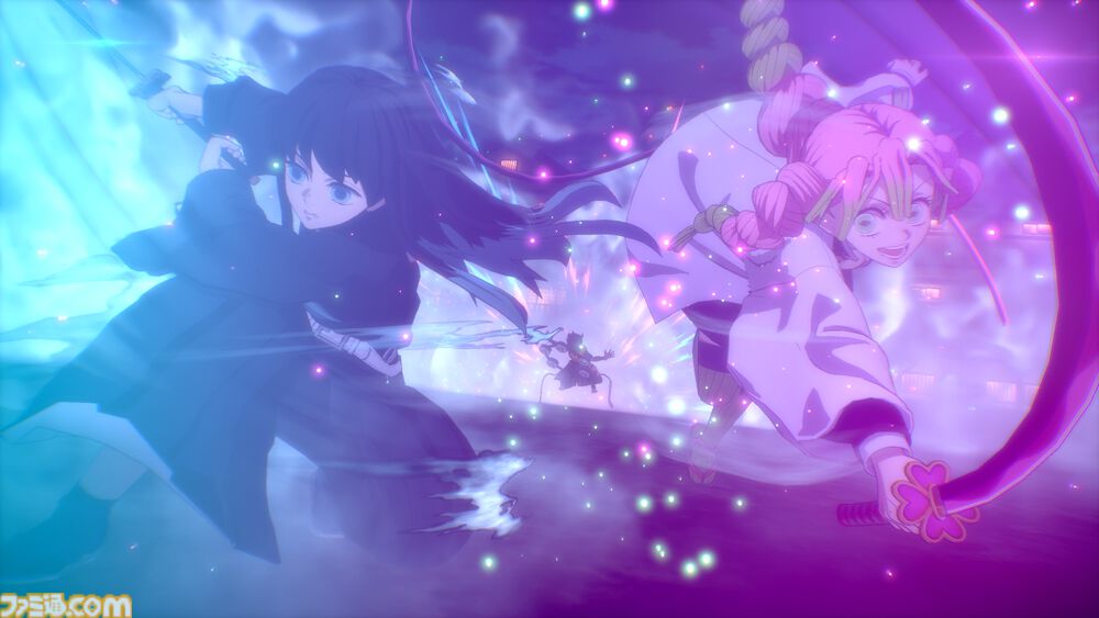 『鬼滅の刃 ヒノカミ血風譚2』炭治郎（刀鍛冶の里編）、時透、甘露寺のバトルシーン公開。上弦の鬼を相手に迫力満点の奥義をくり出す