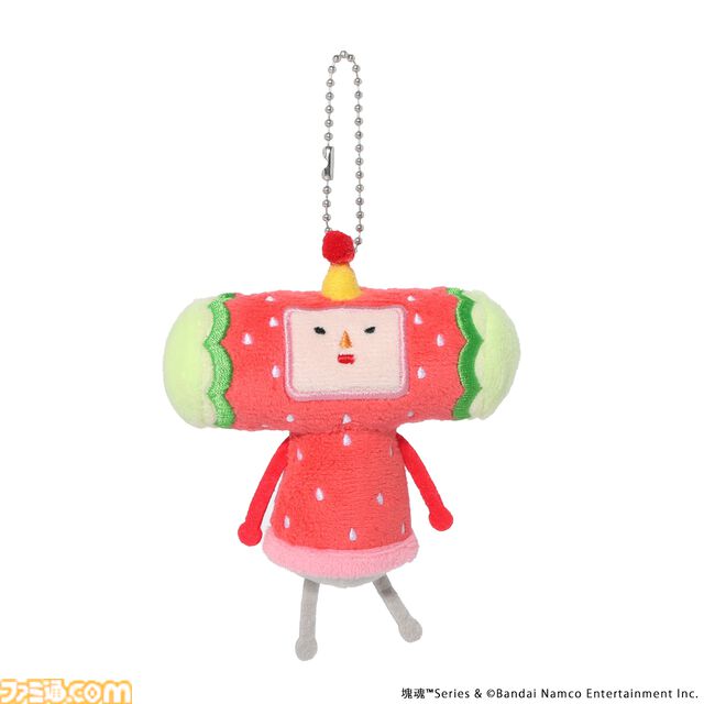 『塊魂』イチゴチャンとミソのぬいぐるみがかわいい。手のひらサイズの新商品が3月18日発売