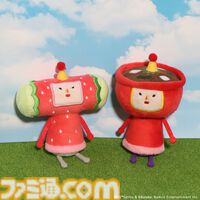 『塊魂』イチゴチャンとミソのぬいぐるみがかわいい。手のひらサイズの新商品が3月18日発売