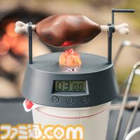 『モンハン』肉焼きタイマー＆タンブラー付きムック本が5月上旬よりファミマにて再販。おなじみのメロディとボイスが流れて肉も回せる