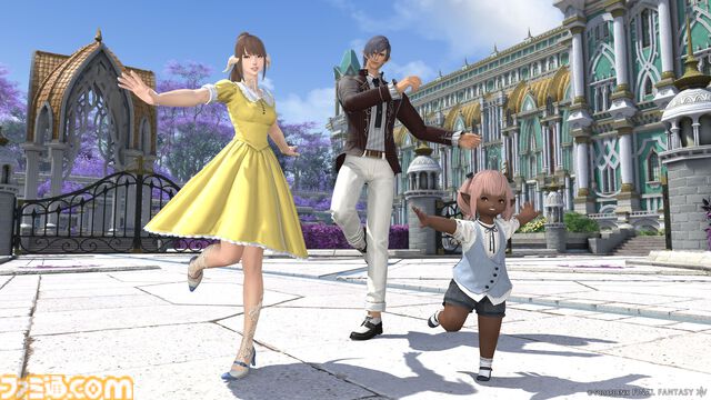 『FF14』パッチ7.2の“至天の座アルカディア：クルーザー級”に登場する闘士のビジュアル公開。背景には謎のシルエットも……？