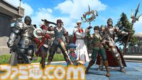 『FF14』パッチ7.2の“至天の座アルカディア：クルーザー級”に登場する闘士のビジュアル公開。背景には謎のシルエットも……？
