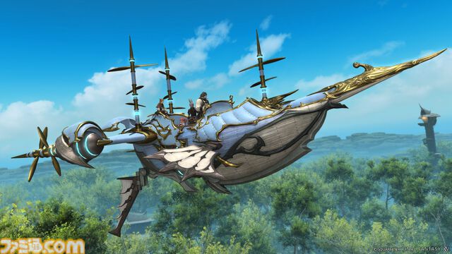 『FF14』パッチ7.2の“至天の座アルカディア：クルーザー級”に登場する闘士のビジュアル公開。背景には謎のシルエットも……？