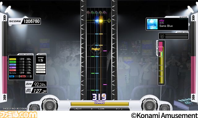 『ギタドラ GALAXY WAVE DELTA』が新筐体“アリーナモデル”で稼働開始。大型トリプルモニターやタッチパネルの対応、音響体験の向上など各機能がパワーアップ