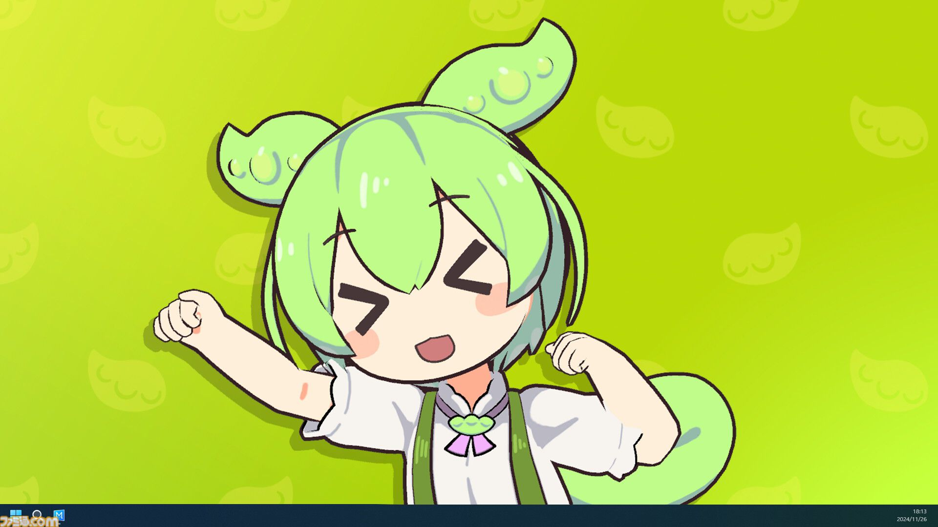 “ずんだもん”が『Desktop Mate』第3弾DLCとして4月3日に配信決定。待望の“ボイス機能”を搭載、デスクトップPC上を元気に動き回る