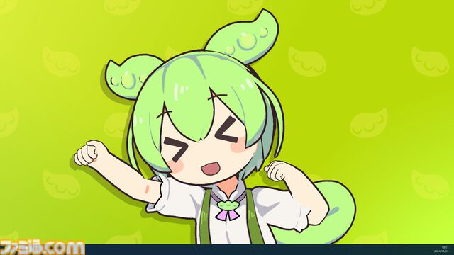 “ずんだもん”が『Desktop Mate』第3弾DLCとして4月3日に配信決定。待望の“ボイス機能”を搭載、デスクトップPC上を元気に動き回る