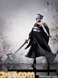 『ニーア オートマタ Ver1.1a』2Bが優美な着物姿で1/4スケールフィギュア化。老舗の日本人形ブランド吉徳とのコラボで本日（3/19）より予約開始