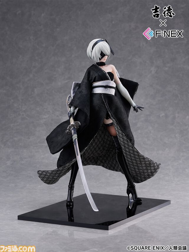『ニーア オートマタ Ver1.1a』2Bが優美な着物姿で1/4スケールフィギュア化。老舗の日本人形ブランド吉徳とのコラボで本日（3/19）より予約開始