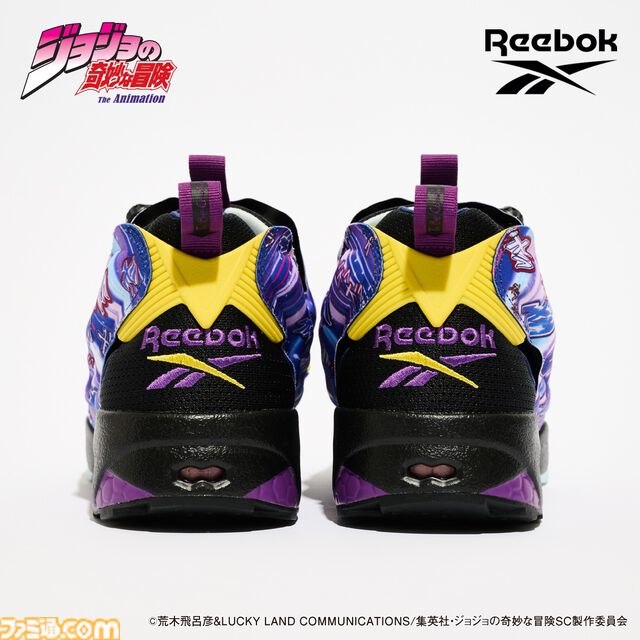 『ジョジョ スターダストクルセイダース』「オラオラ」を全面にあしらったスニーカーが登場。リーボック“インスタポンプフューリー 94”とのコラボモデル