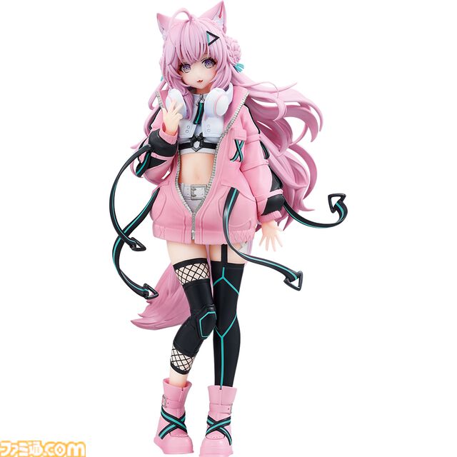 『ホロライブ』“サイバーパンクスタイル”な一番くじが本日（3/21）発売。猫又おかゆ・星街すいせい・兎田ぺこら・博衣こよりがフィギュア化