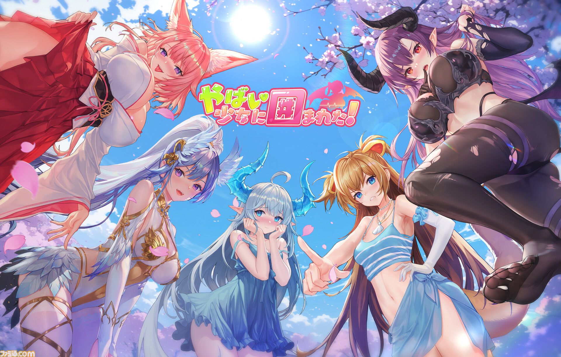 『ヤバイ！少女に囲まれた！』事前登録が受付開始。200回以上の死と復活を繰り返した主人公が仲間だった少女たちとの絆を再構築するRPG