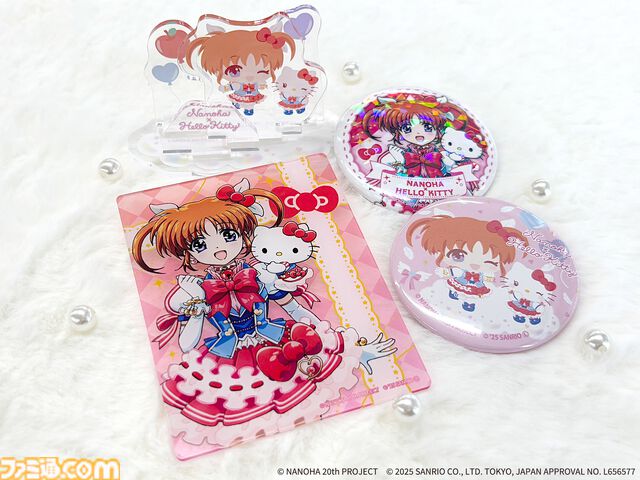 【リリカルなのは×サンリオ】ハローキティ＆なのは、シナモロール＆フェイトたちの“かわいい×かわいい”が溢れるコラボグッズが登場