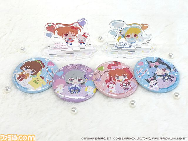【リリカルなのは×サンリオ】ハローキティ＆なのは、シナモロール＆フェイトたちの“かわいい×かわいい”が溢れるコラボグッズが登場