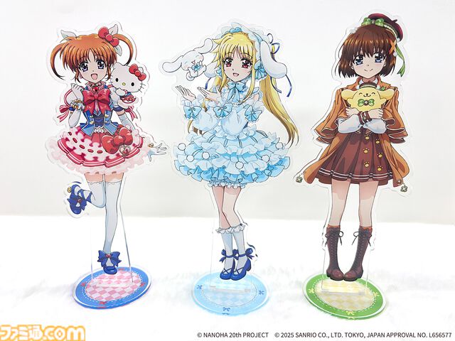 【リリカルなのは×サンリオ】ハローキティ＆なのは、シナモロール＆フェイトたちの“かわいい×かわいい”が溢れるコラボグッズが登場