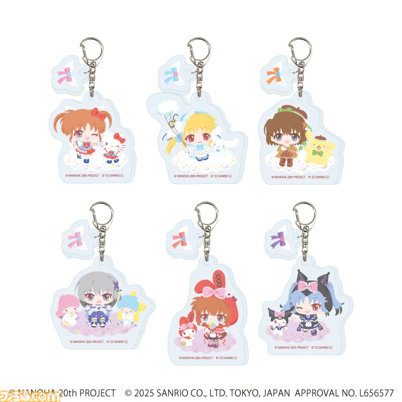【リリカルなのは×サンリオ】ハローキティ＆なのは、シナモロール＆フェイトたちの“かわいい×かわいい”が溢れるコラボグッズが登場