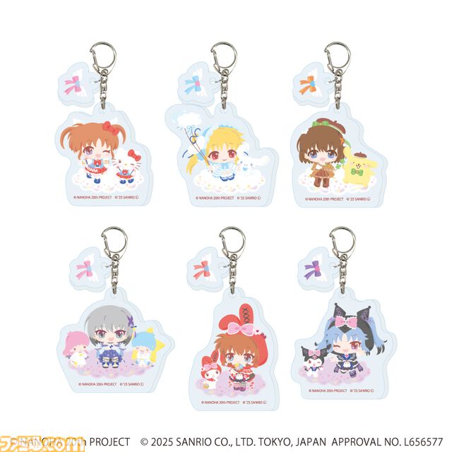 【リリカルなのは×サンリオ】ハローキティ＆なのは、シナモロール＆フェイトたちの“かわいい×かわいい”が溢れるコラボグッズが登場