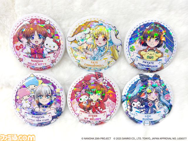 【リリカルなのは×サンリオ】ハローキティ＆なのは、シナモロール＆フェイトたちの“かわいい×かわいい”が溢れるコラボグッズが登場