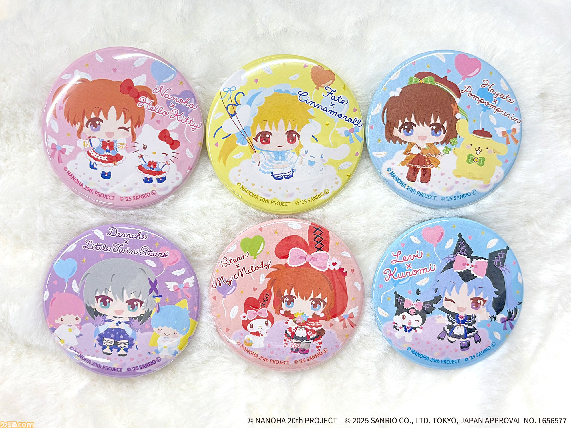 【リリカルなのは×サンリオ】ハローキティ＆なのは、シナモロール＆フェイトたちの“かわいい×かわいい”が溢れるコラボグッズが登場