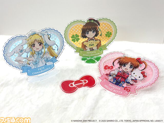 【リリカルなのは×サンリオ】ハローキティ＆なのは、シナモロール＆フェイトたちの“かわいい×かわいい”が溢れるコラボグッズが登場