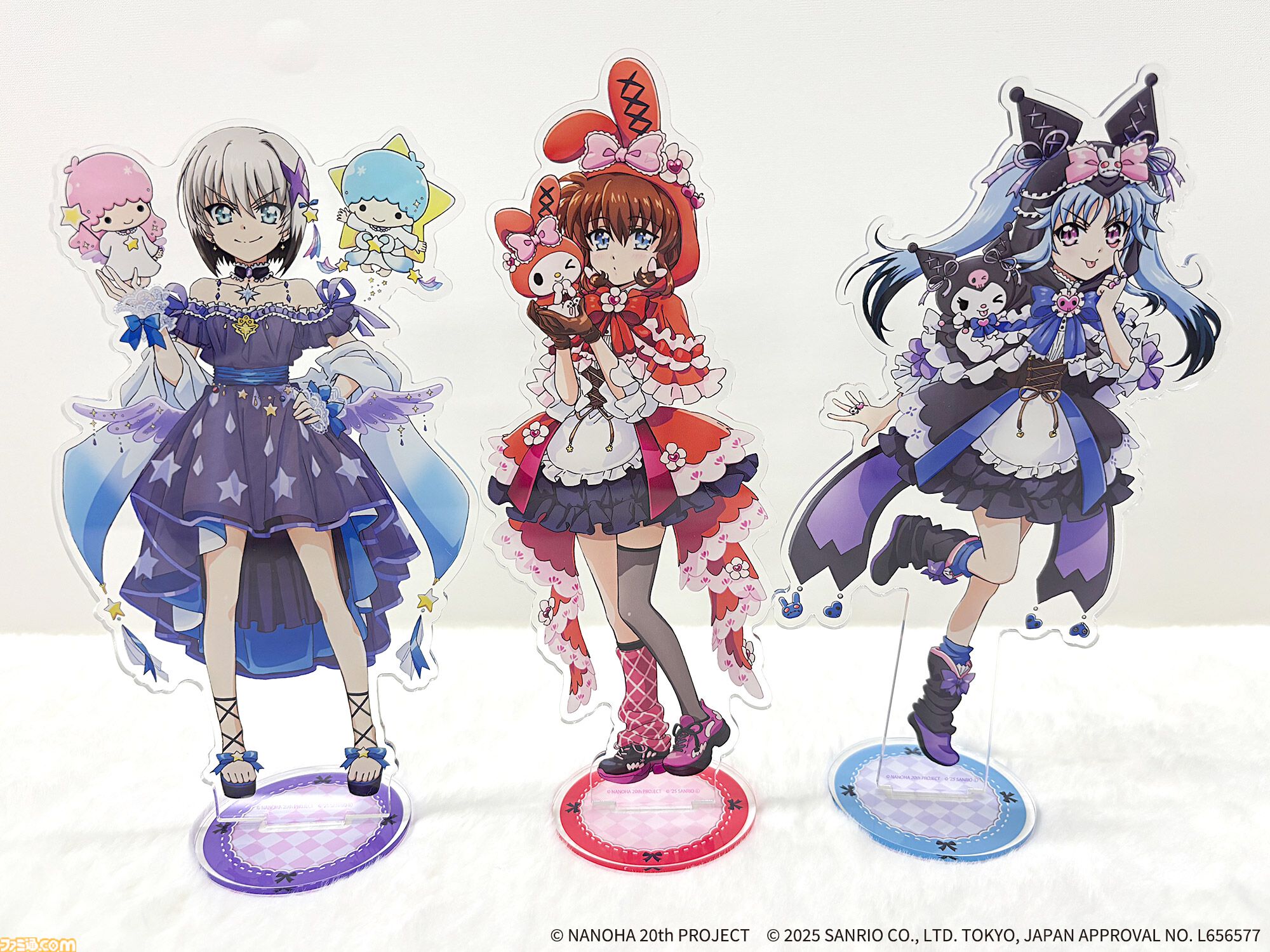 【リリカルなのは×サンリオ】ハローキティ＆なのは、シナモロール＆フェイトたちの“かわいい×かわいい”が溢れるコラボグッズが登場