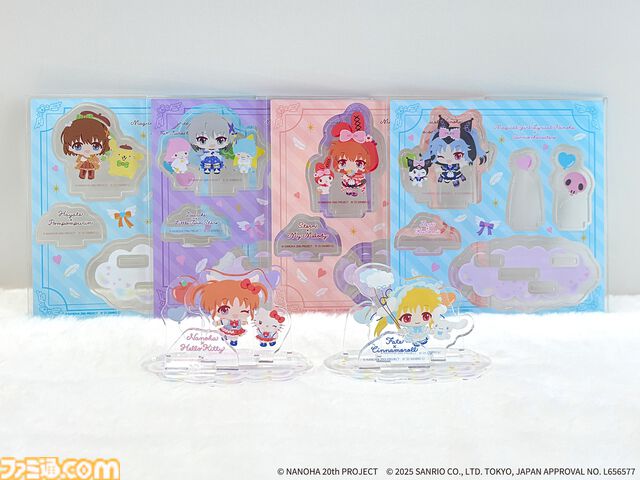 【リリカルなのは×サンリオ】ハローキティ＆なのは、シナモロール＆フェイトたちの“かわいい×かわいい”が溢れるコラボグッズが登場
