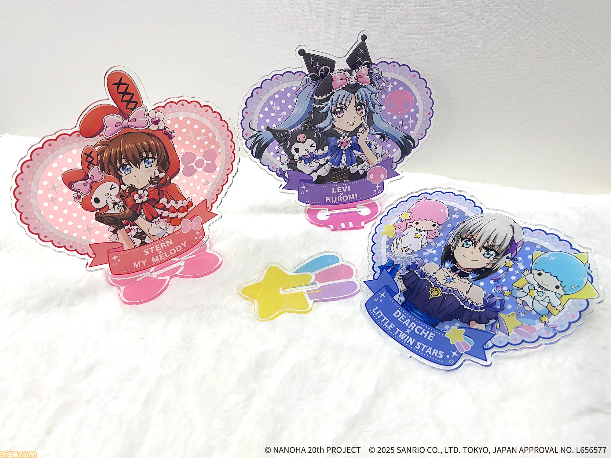 【リリカルなのは×サンリオ】ハローキティ＆なのは、シナモロール＆フェイトたちの“かわいい×かわいい”が溢れるコラボグッズが登場