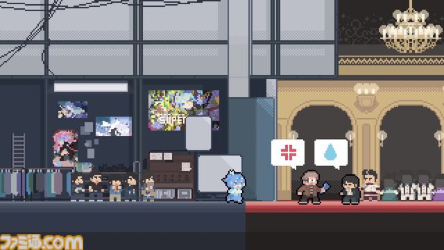 【ホロライブ】星街すいせい『ビビデバ』がゲーム化、価格無料でいきなり配信。おしゃまな馬車に飛び乗らない2D横スクロールアクション、強力なパンチやガラスシューズで攻撃
