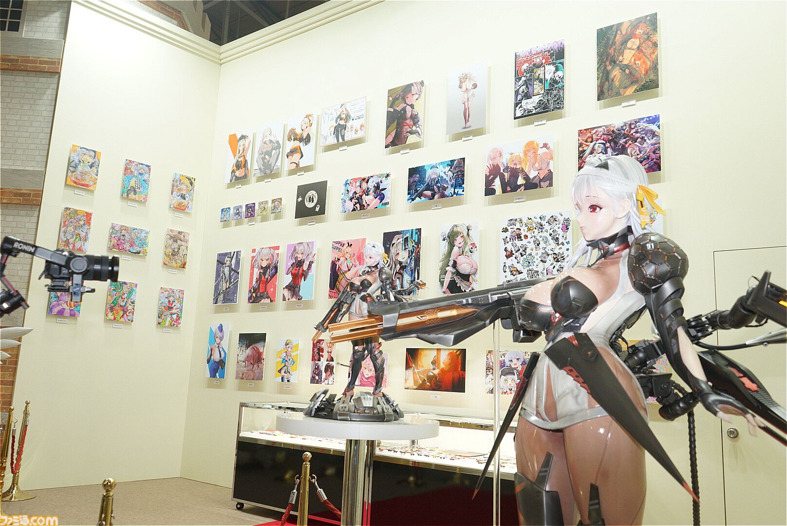 【NIKKE】リアル10連ガチャ再び！ ニケ個別面談室や、130点以上並ぶ美術館。ニコニコ超会議2024にてフルバースト中【ニケ】