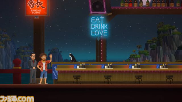 『デイヴ・ザ・ダイバー』の『龍が如く』コラボDLC“一番の休日”が4月10日に配信。ベルトスクロール風アクションやカラオケミニゲームなどが遊べる