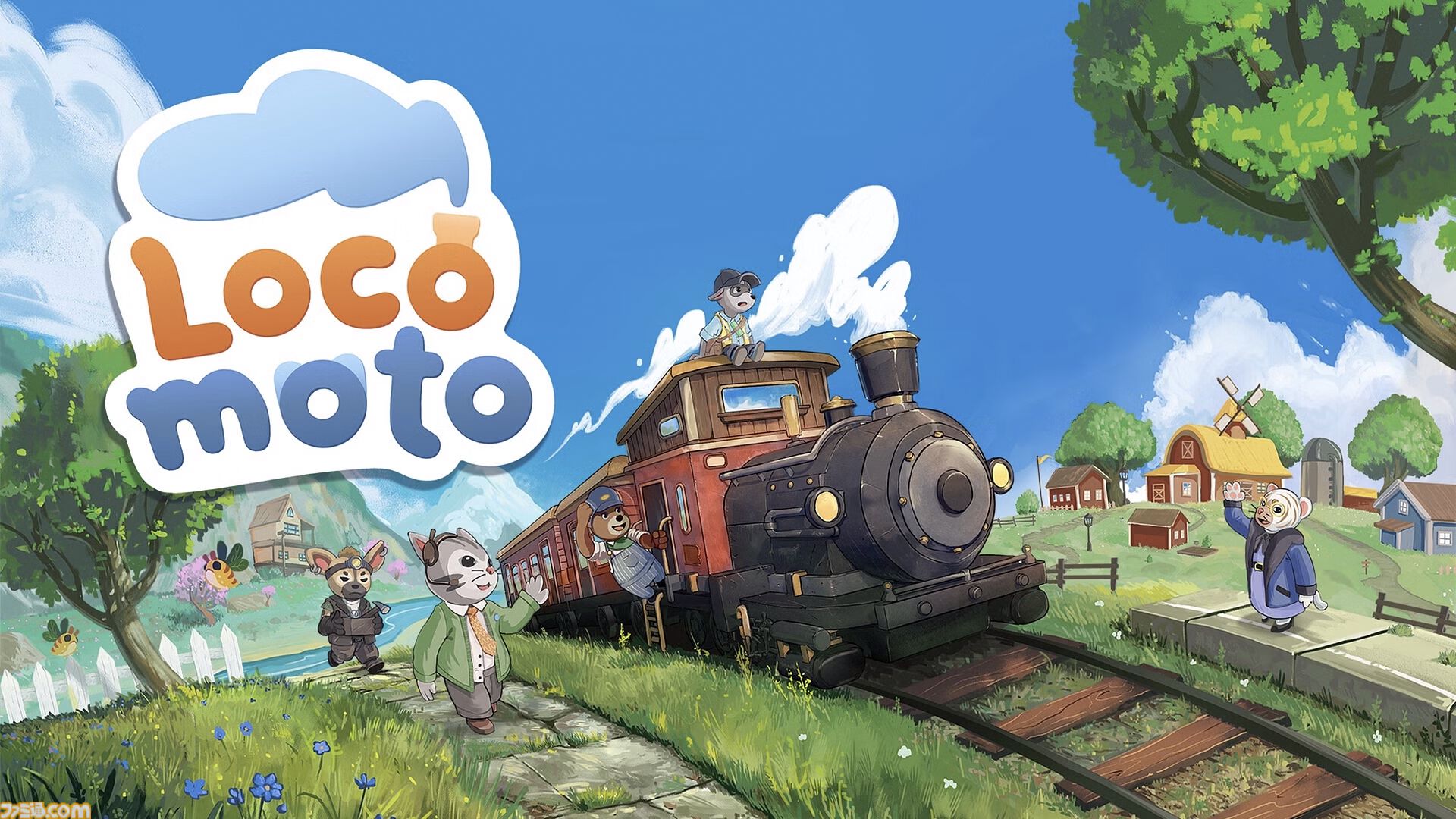 『Locomoto』癒やしの列車ライフシミュレーションが4月9日発売。自分だけの蒸気機関車で心地よい冒険の旅へ