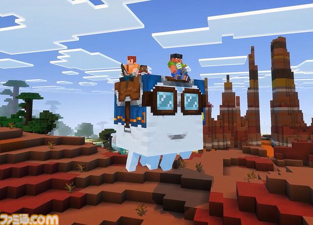 『マイクラ』グラフィックアップデートが発表。水面の反射や影の表現がより美しく。背に乗って空を飛べる友好モブ“ハッピーガスト”も