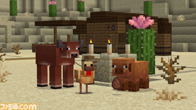 『マイクラ』グラフィックアップデートが発表。水面の反射や影の表現がより美しく。背に乗って空を飛べる友好モブ“ハッピーガスト”も