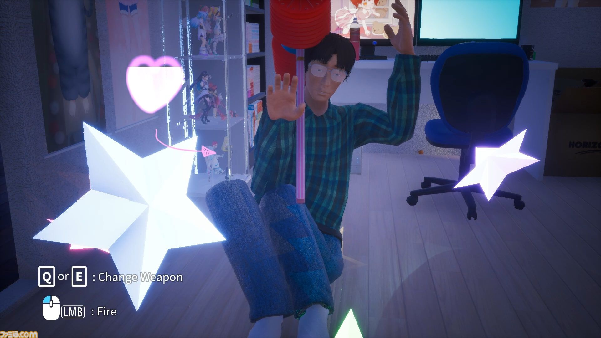 『Pull Stay』開発者のひきこもり経験を活かした格闘アクションゲーム。家に侵入する敵を拳や罠で撃退し、ひきこもり青年の安寧を守る【4/1発売】