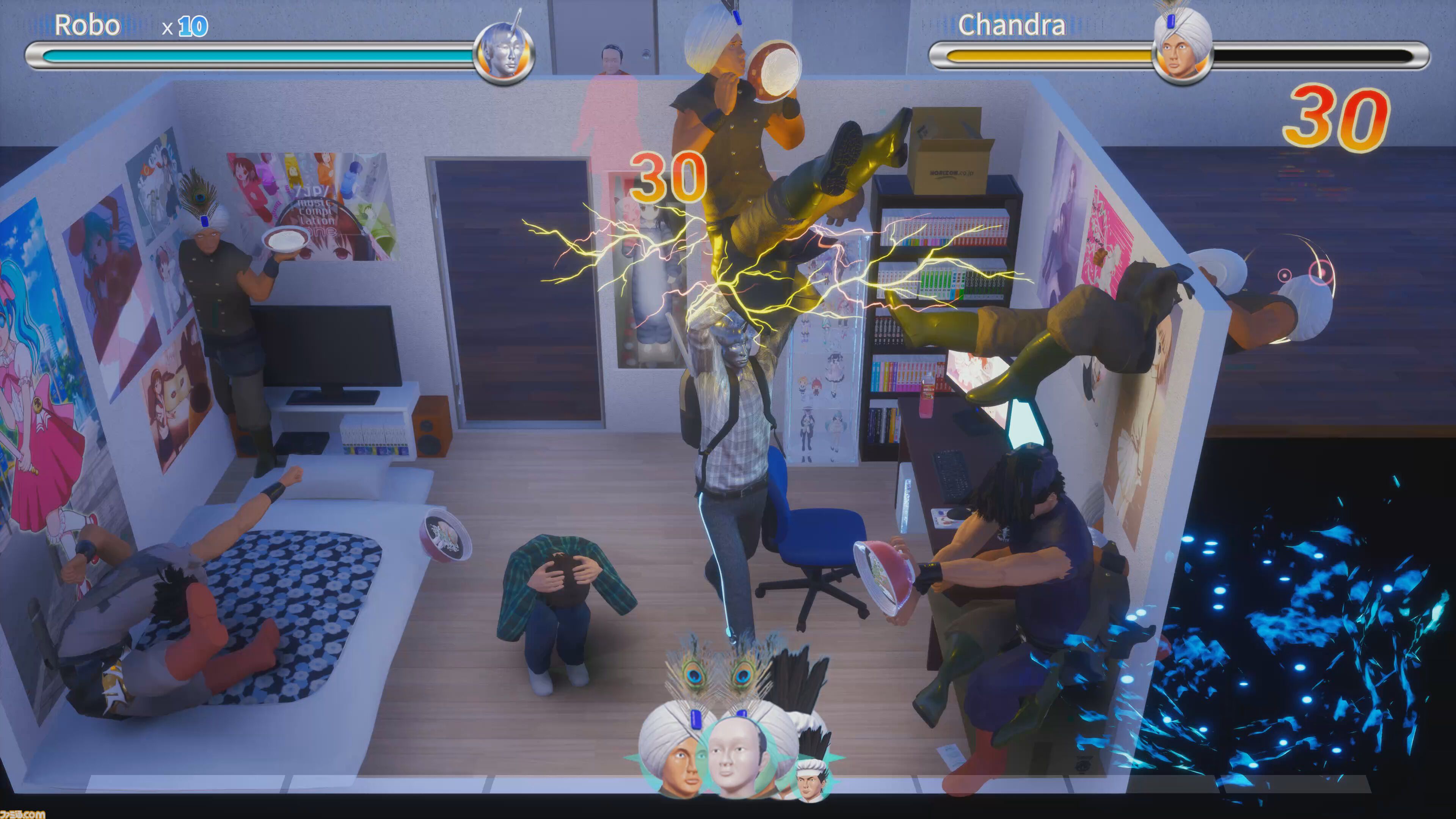 『Pull Stay』開発者のひきこもり経験を活かした格闘アクションゲーム。家に侵入する敵を拳や罠で撃退し、ひきこもり青年の安寧を守る【4/1発売】
