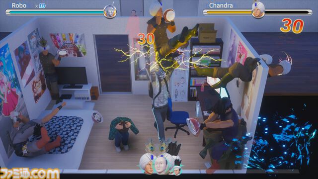 『Pull Stay』開発者のひきこもり経験を活かした格闘アクションゲーム。家に侵入する敵を拳や罠で撃退し、ひきこもり青年の安寧を守る【4/1発売】