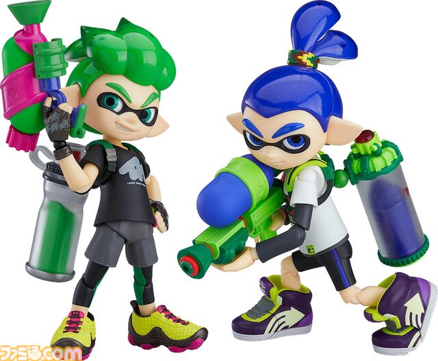 『スプラトゥーン』テンタクルズ（ヒメ＆イイダ）のイカしたフィギュアが再販決定、本日（3/25）より予約開始。付属パーツと広い可動域でいろんなシーンを再現可