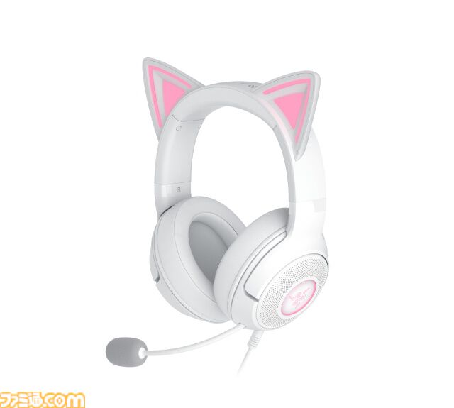 【Razer】ネコミミヘッドセットの新色ホワイトが可愛すぎる。無線モデルにはブラックも新登場。2025年3月28日(金)より販売開始