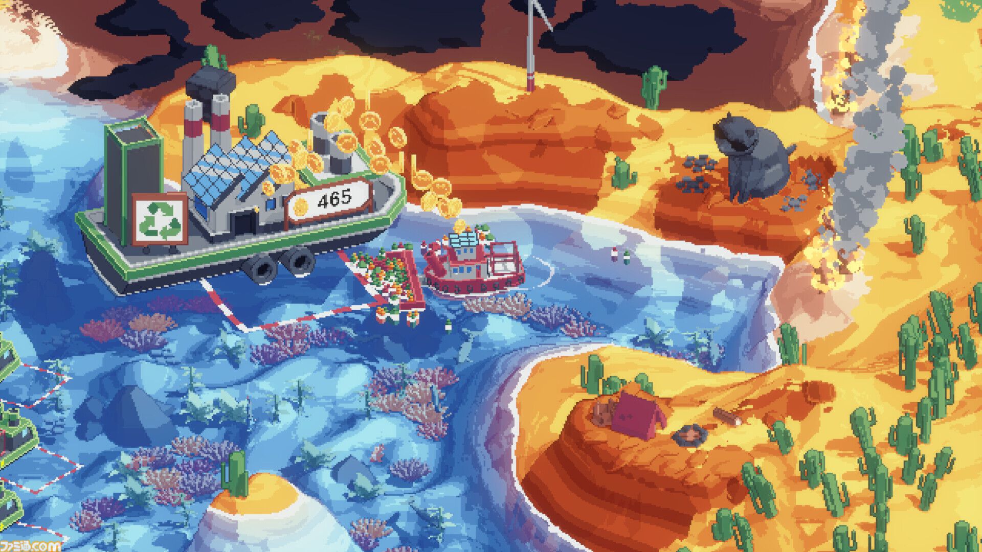 『Spilled!』海に浮かぶゴミを船で掃除、キレイになっていく様子が気持ちいいゲームが本日（3/27）発売。制作者も船で生活しながら開発