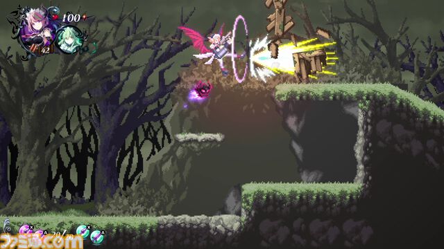 『グリム・ガーディアンズ サーヴァント・オブ・ザ・ダーク』悪魔メイドの姉妹が魔王復権を目指す2D横スクロールアクション。DL版が本日（3/27）発売