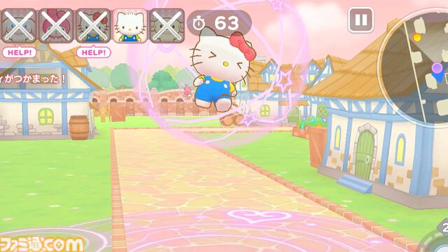『サンリオキャラクターズ ミラクルマッチ マジカルおにごっこ』魔法スキルを使う鬼ごっこで競うチームアクション。本日（3/27）発売