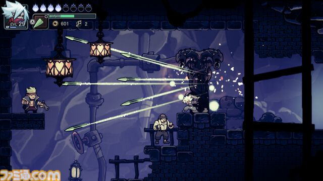 『トワイライトモンク』Switch/Steamにて配信開始。手書きの美しい世界で大きな石柱を使って戦うダンジョン探索型2.5DアクションRPG