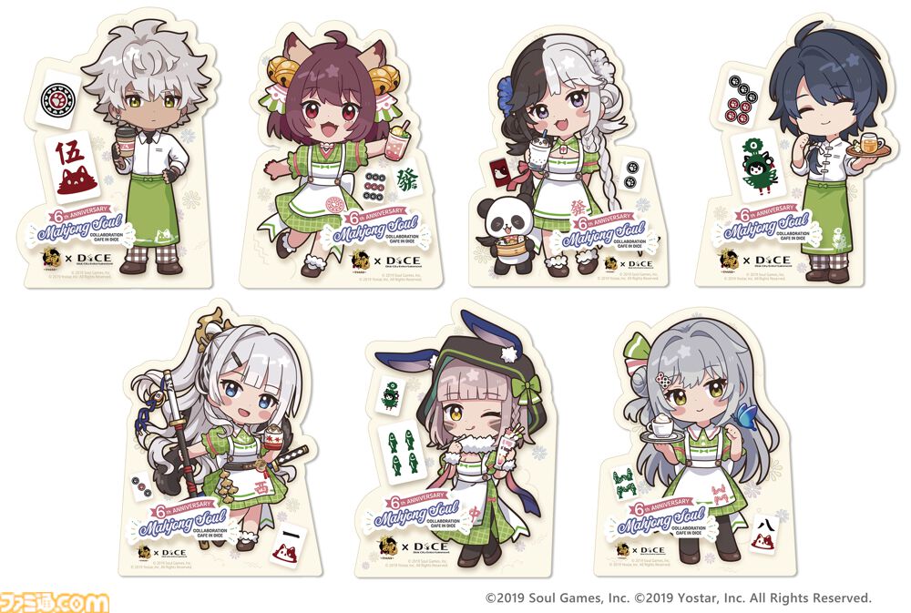 雀魂』6周年を記念したDiCE コラボカフェが4月11日より開催。春を