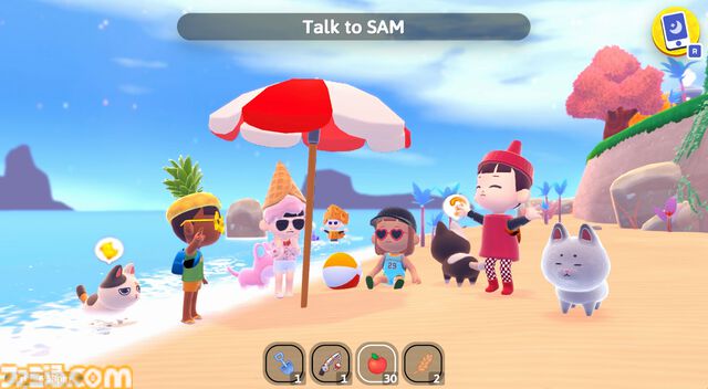 『Galactic Getaway』かわいいクリーチャーと癒しの楽園を作るほのぼの生活ゲーム。最大30人のマルチプレイ対応、みんなで楽しめるミニゲームも収録
